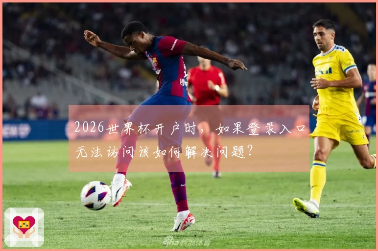 2026世界杯开户时，如果登录入口无法访问该如何解决问题？