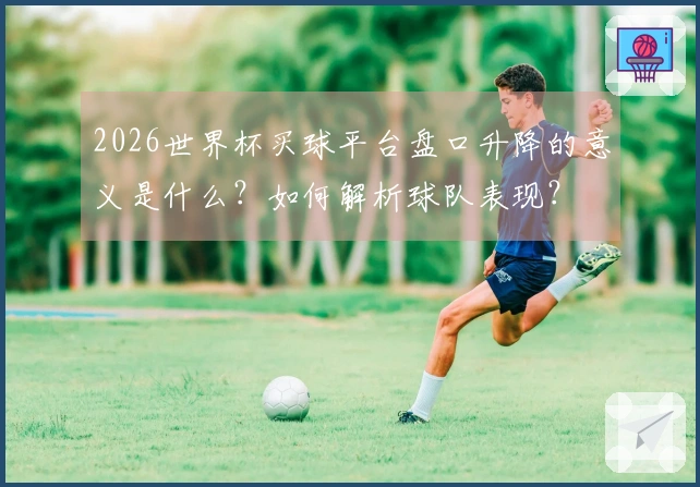 2026世界杯买球平台盘口升降的意义是什么？如何解析球队表现？